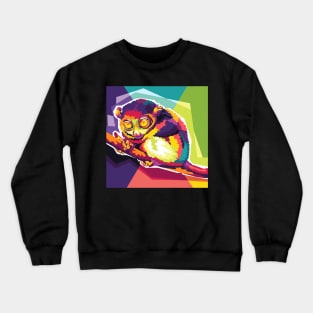 tarsius pop art Crewneck Sweatshirt